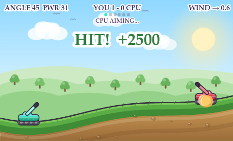 Tank Duel gameplay